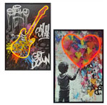 Wholesale Framed LED Neon Light Canvas Print