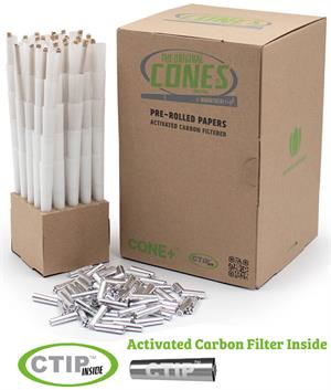 Cone+ Original King Size with CTIP Filter Bulk Box 500 Cones Cone+ Original King Size with CTIP Filter Bulk Box 500 Cones Image