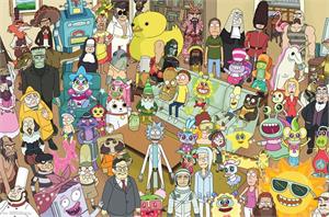 Rick and Morty - Group Poster - 23" x 35"