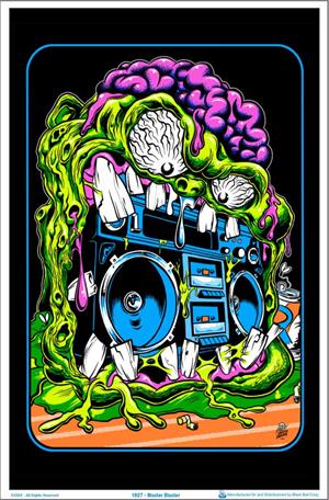 Master Blaster by Dirty Donny Blacklight Poster Image