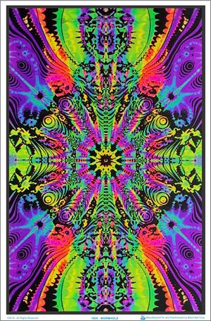 Wormhole Blacklight Poster Image