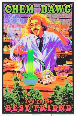 Chem Dawg Blacklight Poster Image