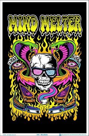 Mind Melter by Dirty Donny Blacklight Poster Image
