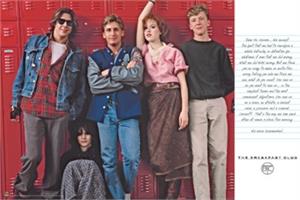 Breakfast Club Lockers Poster - 24" x 36"