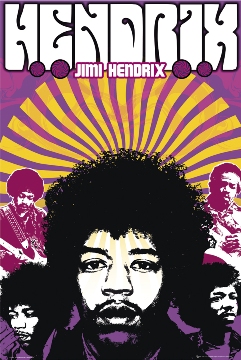 Jimi Hendrix Poster - 24" x 36"