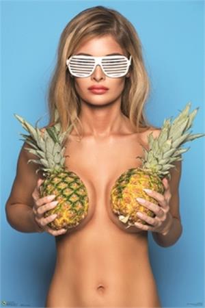 Pineapple Girl Poster - 24" x 36"