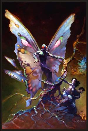 MOTHMAN - By: FRANK FRAZETTA - POSTER - 24" X 36"
