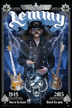 Lemmy Motorhead Tribute Poster - 24" x 36"