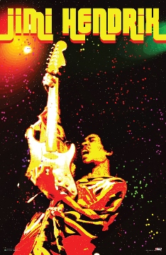 Jimi Hendrix - Voodoo Poster - 24" x 36"