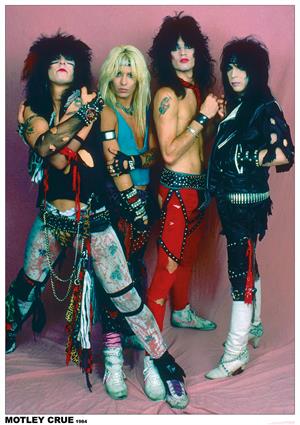 Motley Crue 1984 Poster - 23.5" X 33" image