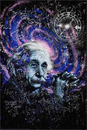 Einstein Theory by Stephen Fishwick Poster Image