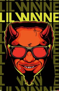 Lil Wayne - Devil Poster - 22.375"x34" image