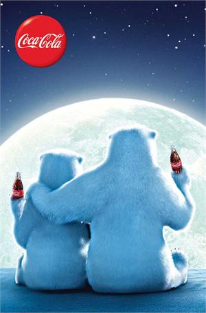 Coca Cola - Polar Bears Poster 24in x 36in Image
