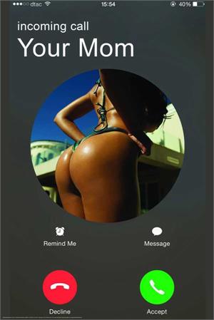 Your Mom is Calling by Daveed Benito Poster Image
