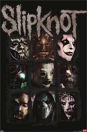 Slipknot Masks 08 Poster Image