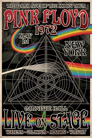 Image of Pink Floyd Dark Side of the Moon Tour Poster