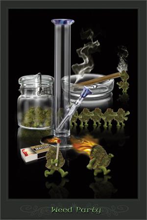 Image of Weed Party Poster
