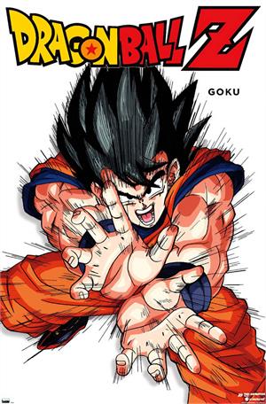 Dragon Ball Z Goku Features Series Anime Poster Image
