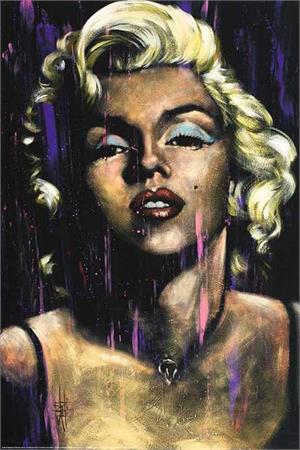 Marilyn Monroe Candle in the Wind by Stephen Fishwick Poster Marilyn Monroe Candle in the Wind by Stephen Fishwick Poster Image