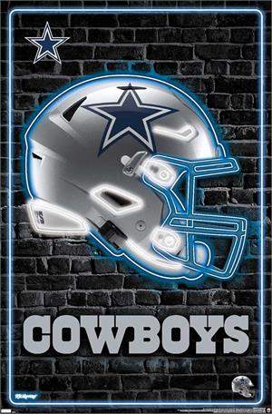 Dallas Cowboys Helmet Sports Poster Image