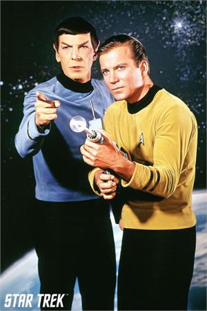 Star Trek - Spock and Kirk - 24" X 36"