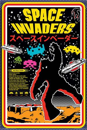 Space Invaders Video Game Poster Space Invaders Video Game Poster Image