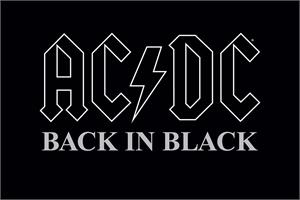 AC/DC Back in Black Poster - 24" x 36"