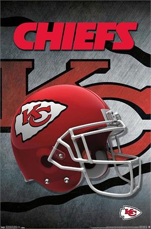 NFL Kansas City Chiefs - Helmet Poster - 22.375" x 34"