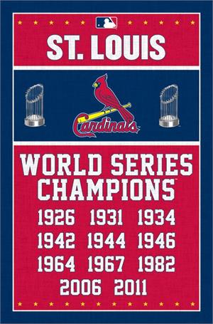 MLB St. Louis Cardinals - Champions Poster - 22.375" x 34"