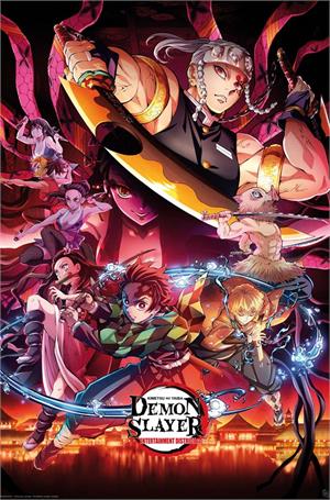Demon Slayer - Entertainment District - Anime Poster Image
