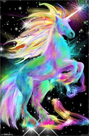 Unicorn Neon Poster Image