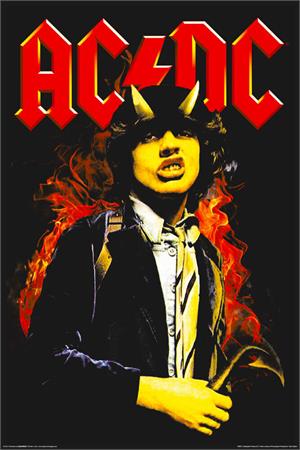 AC/DC Angus - Non-Flocked Blacklight Poster Image