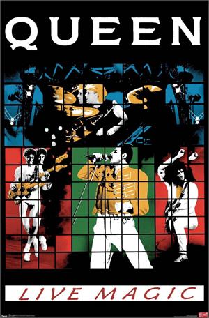 Queen - Live Magic - Music Poster Queen - Live Magic - Music Poster Image