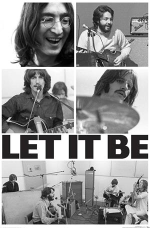 The Beatles - Let It Be Compilation - Music Poster Image