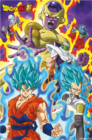 Dragon Ball Z Super - Neon Poster - 22.375" x 34" Image