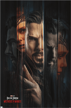 Marvel Doctor Strange in the Multiverse of Madness Poster - 22.375" x 34" Image