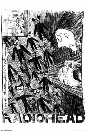 Radiohead - Scribble Poster Image