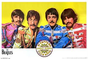 The Beatles Lonely Hearts Club Poster