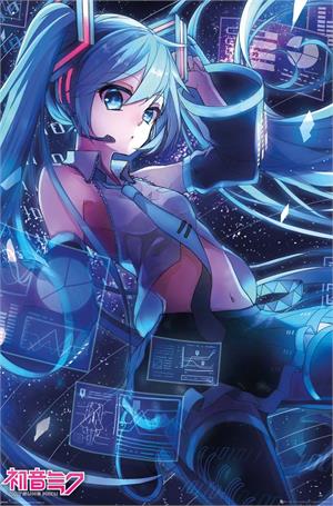 Hatsune Miku - Screen - Anime Poster Hatsune Miku - Screen - Anime Poster Image