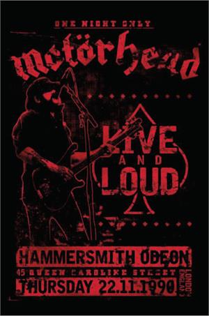 Motorhead Live and Loud Poster Image