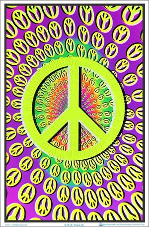 Optical Peace Blacklight Poster Image
