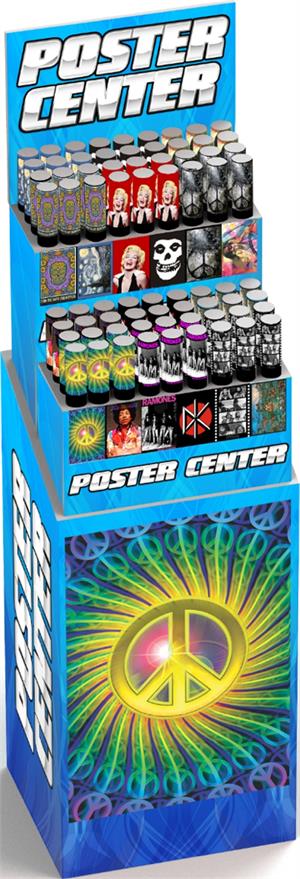 POSTER CENTER - 12 Styles/12 Bin