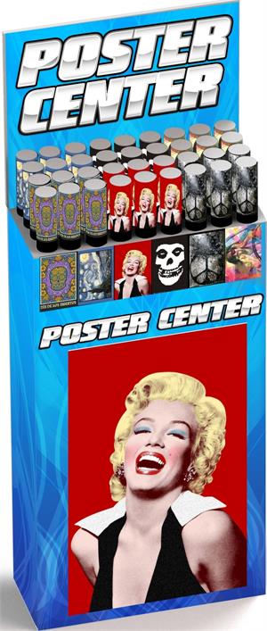POSTER CENTER - 6 Styles/6 Bin