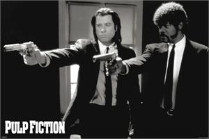 PULP FICTION - DUO GUNS POSTER - 36" X 24"