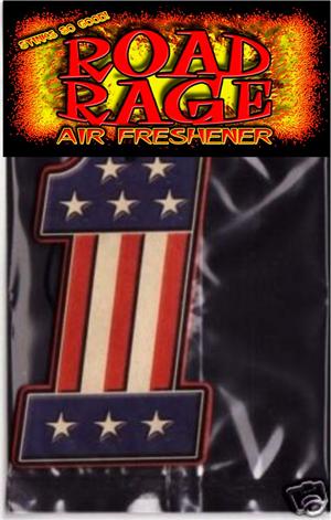 #1 Flag Road Rage Air Freshener