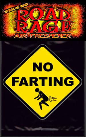 No Farting  Road Rage Air Freshener