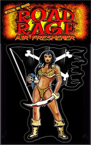 Pirate Woman  Road Rage Air Freshener