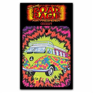 Peace Bus Road Rage Air Freshener - Cherry Image