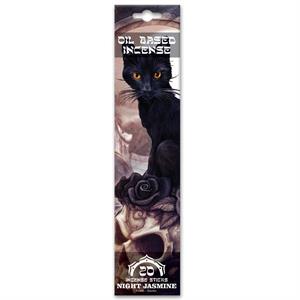 Black Cat Skull Alchemy Incense - Night Jasmine Fragrance Image
