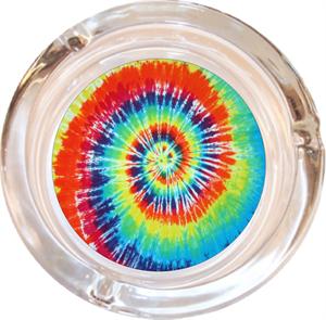 TYE DYE ASHTRAY - 4" DIAMETER